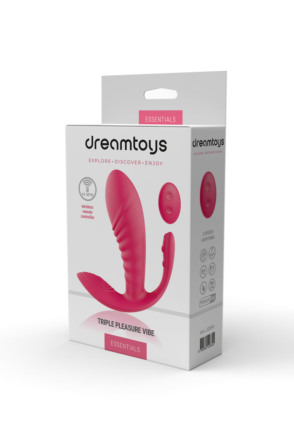 ESSENTIAL TRIPLE PLEASURE PINK VIBE