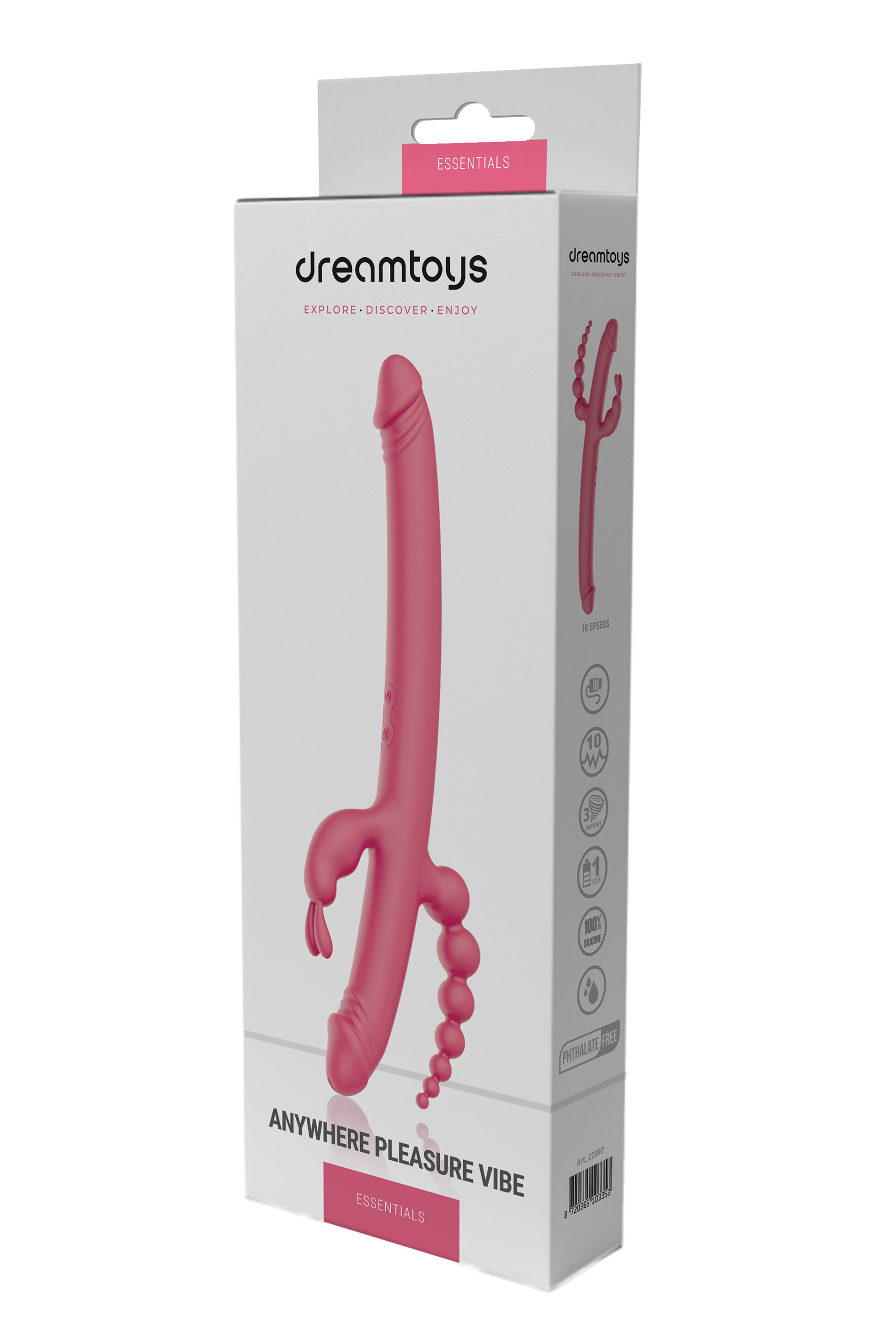 ESSENTIALS EVERYWHERE PLEASURE VIBE PINK