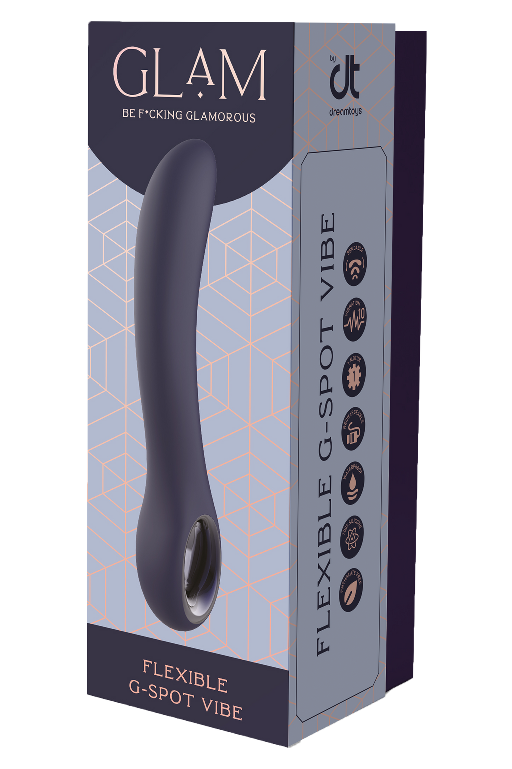 VIBRATORE FLESSIBILE GLAM PER PUNTO G