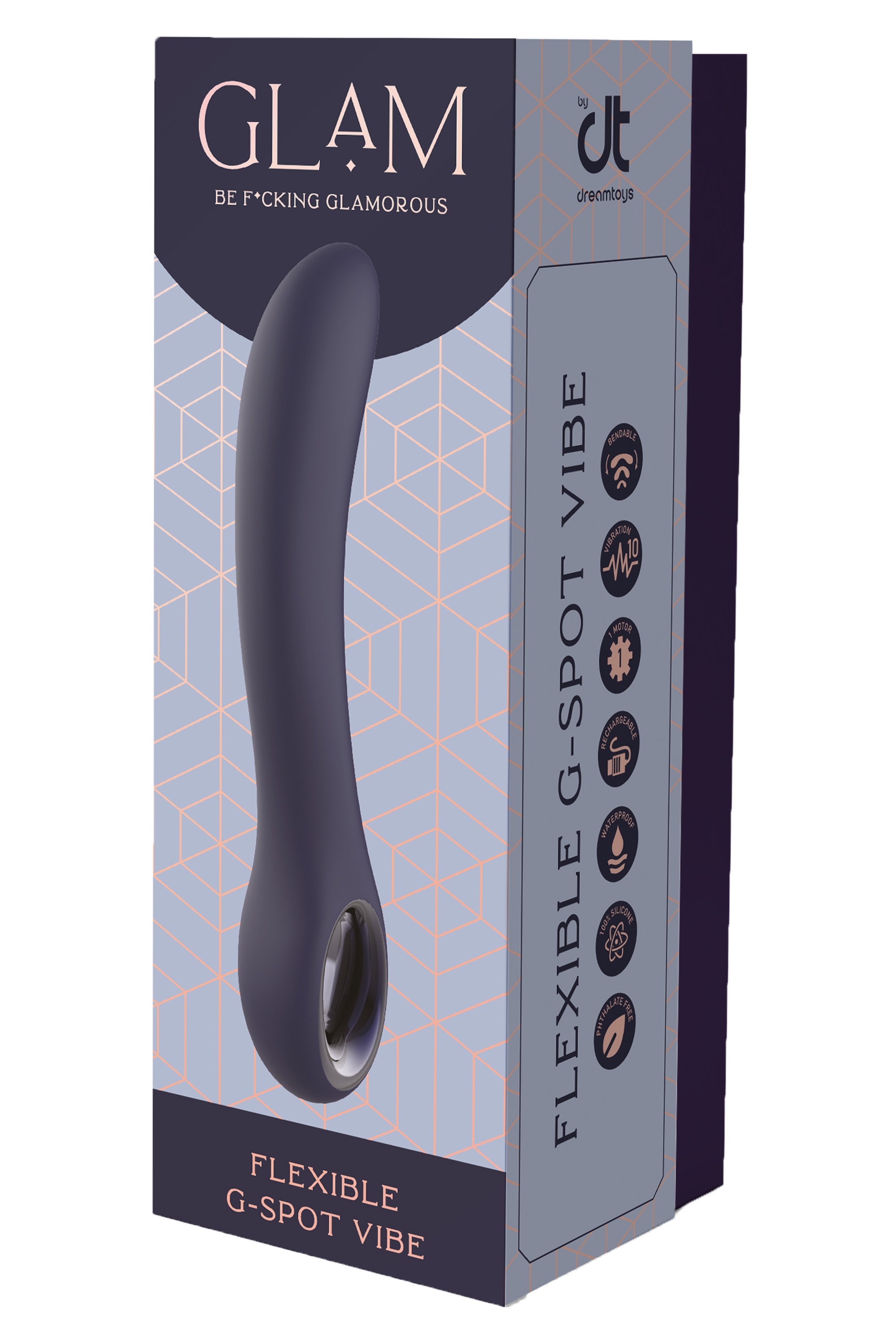 VIBRATORE FLESSIBILE GLAM PER PUNTO G