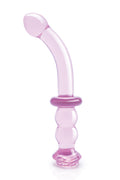 DILDO IN VETRO ROSA PER PUNTO G