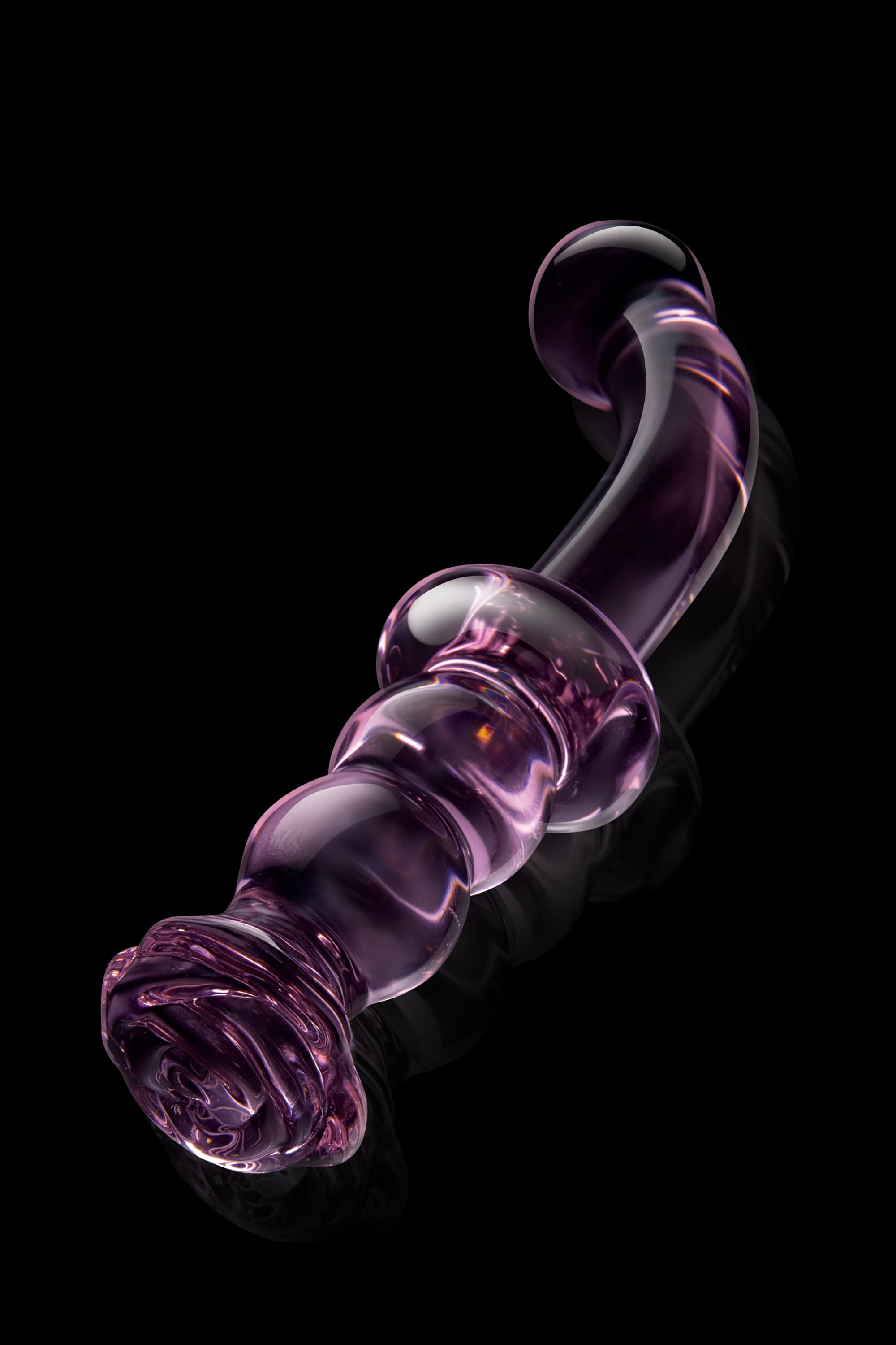 DILDO IN VETRO ROSA PER PUNTO G