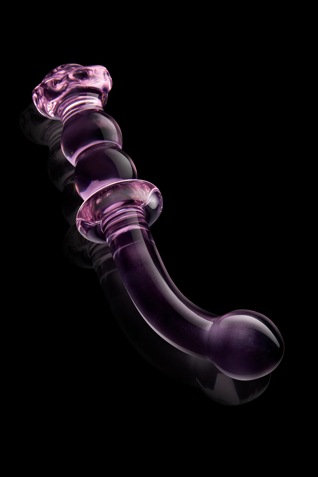 DILDO IN VETRO ROSA PER PUNTO G
