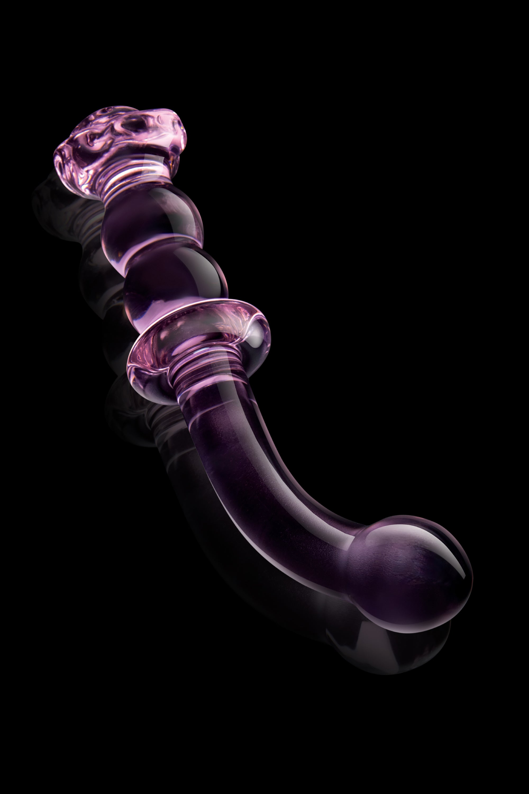 DILDO IN VETRO ROSA PER PUNTO G