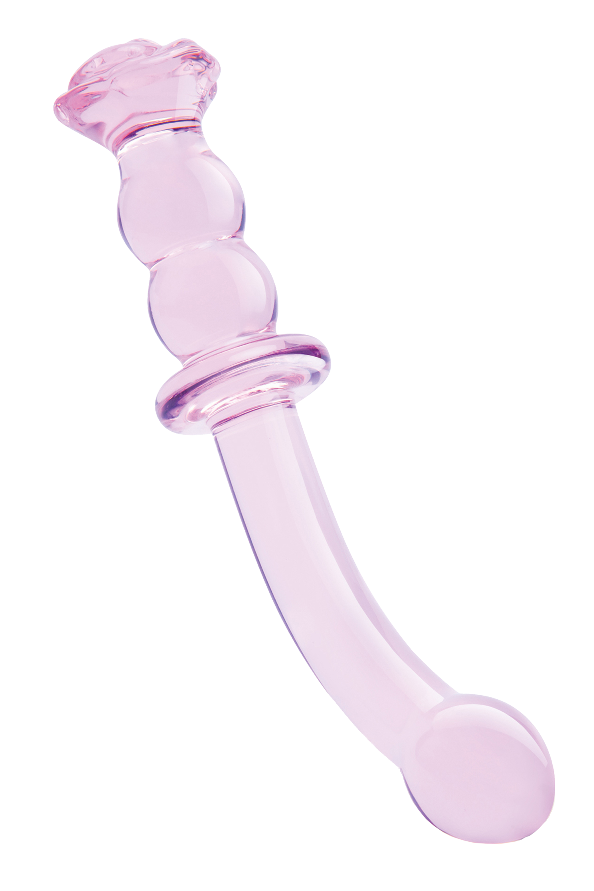 DILDO IN VETRO ROSA PER PUNTO G