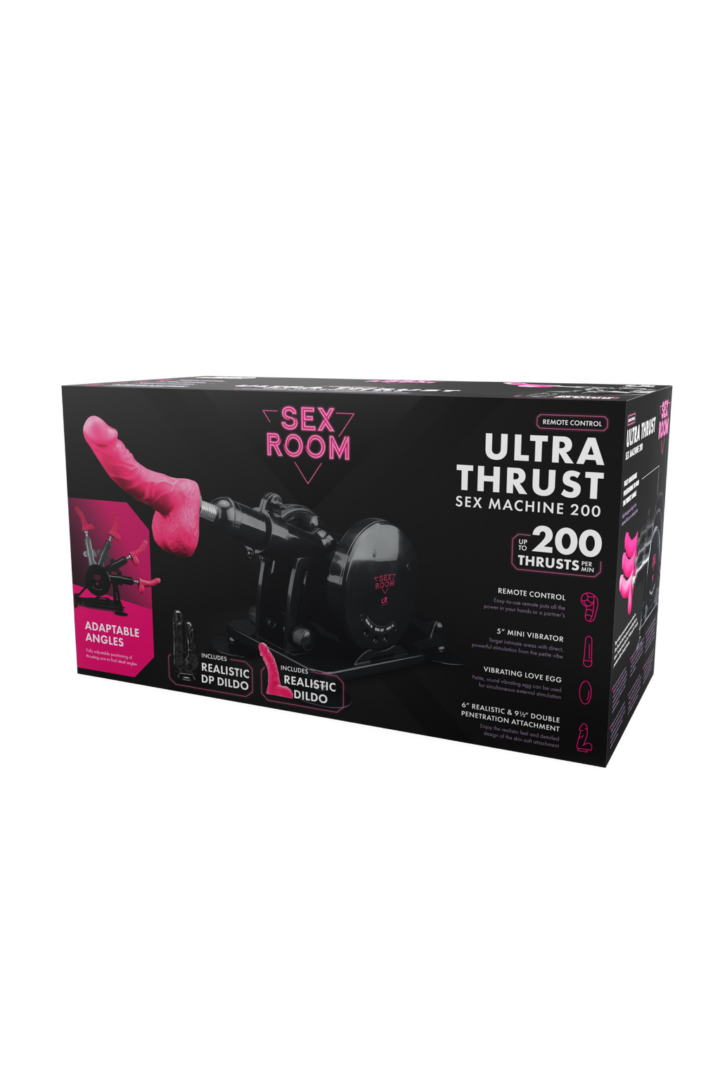 REMOTE-CONTROLLED THRUSTING MACHINE FOR THE SEX ROOM