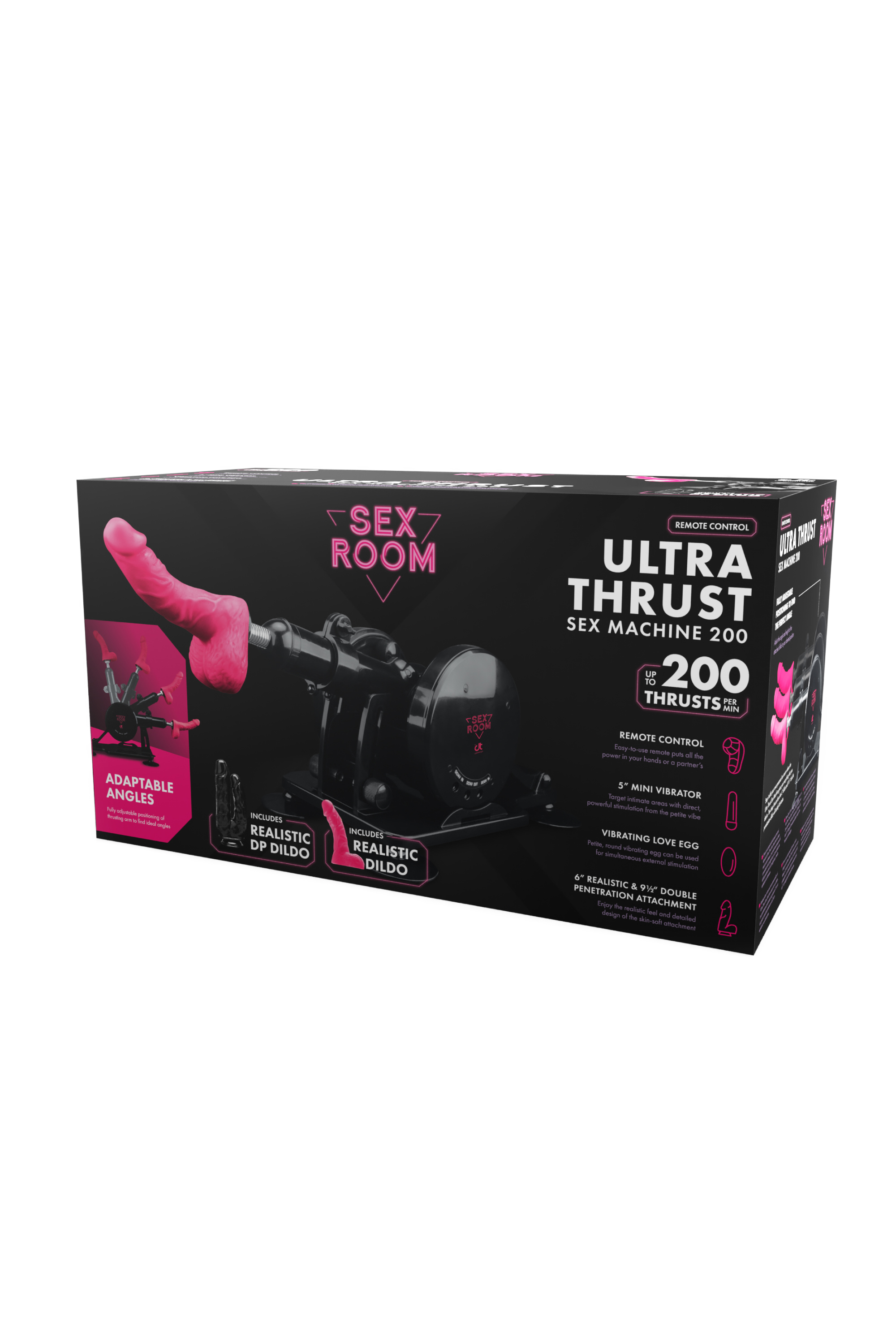 REMOTE-CONTROLLED THRUSTING MACHINE FOR THE SEX ROOM