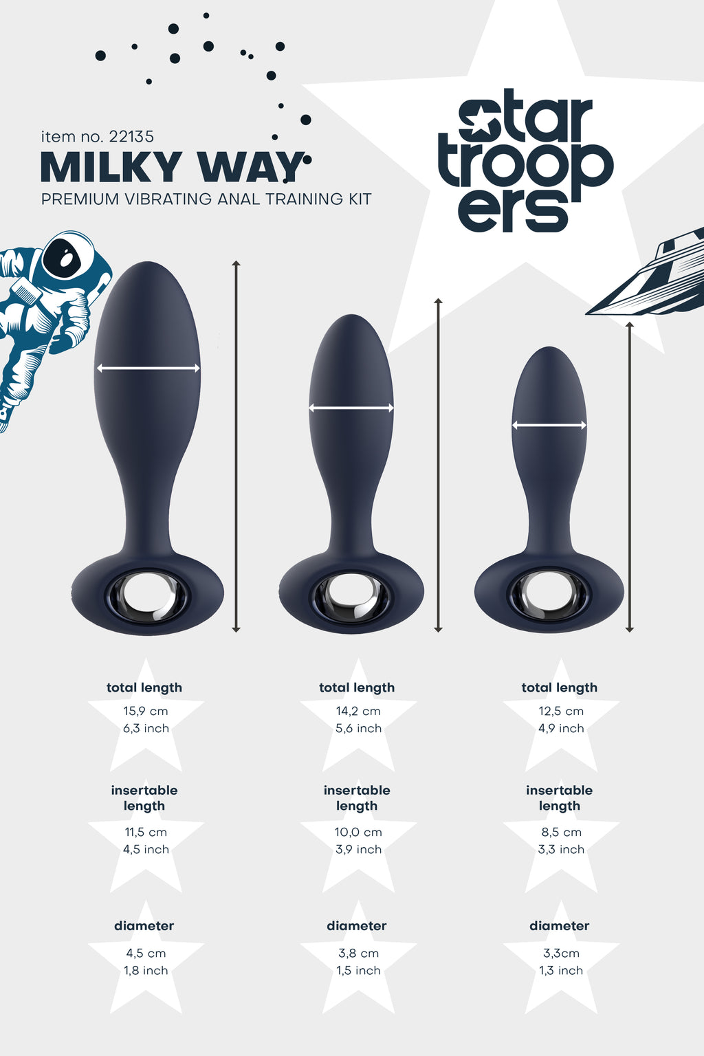 STAR TROOPERS MILKY WAY ANAL TRAINING KIT