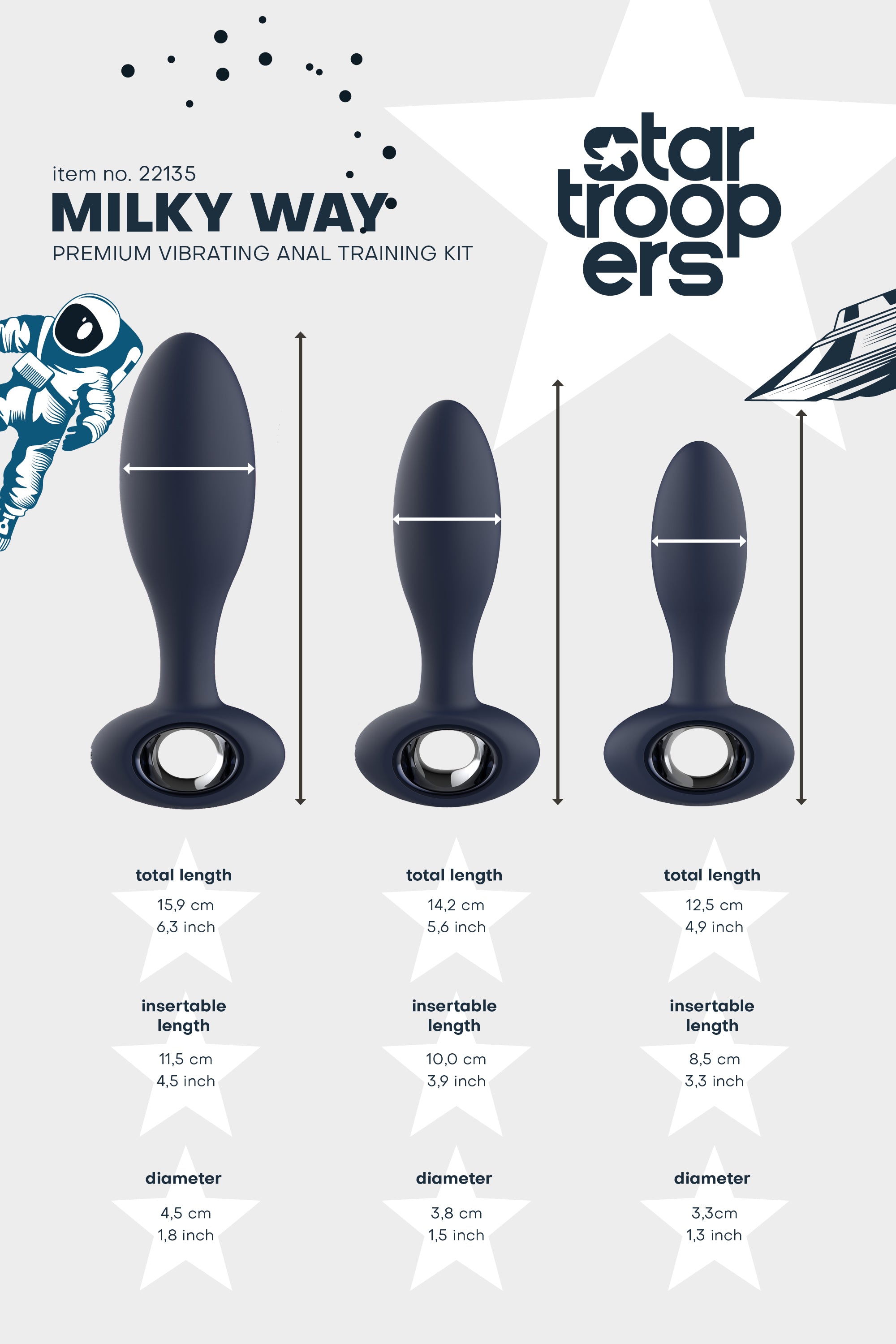 STAR TROOPERS MILKY WAY ANAL TRAINING KIT