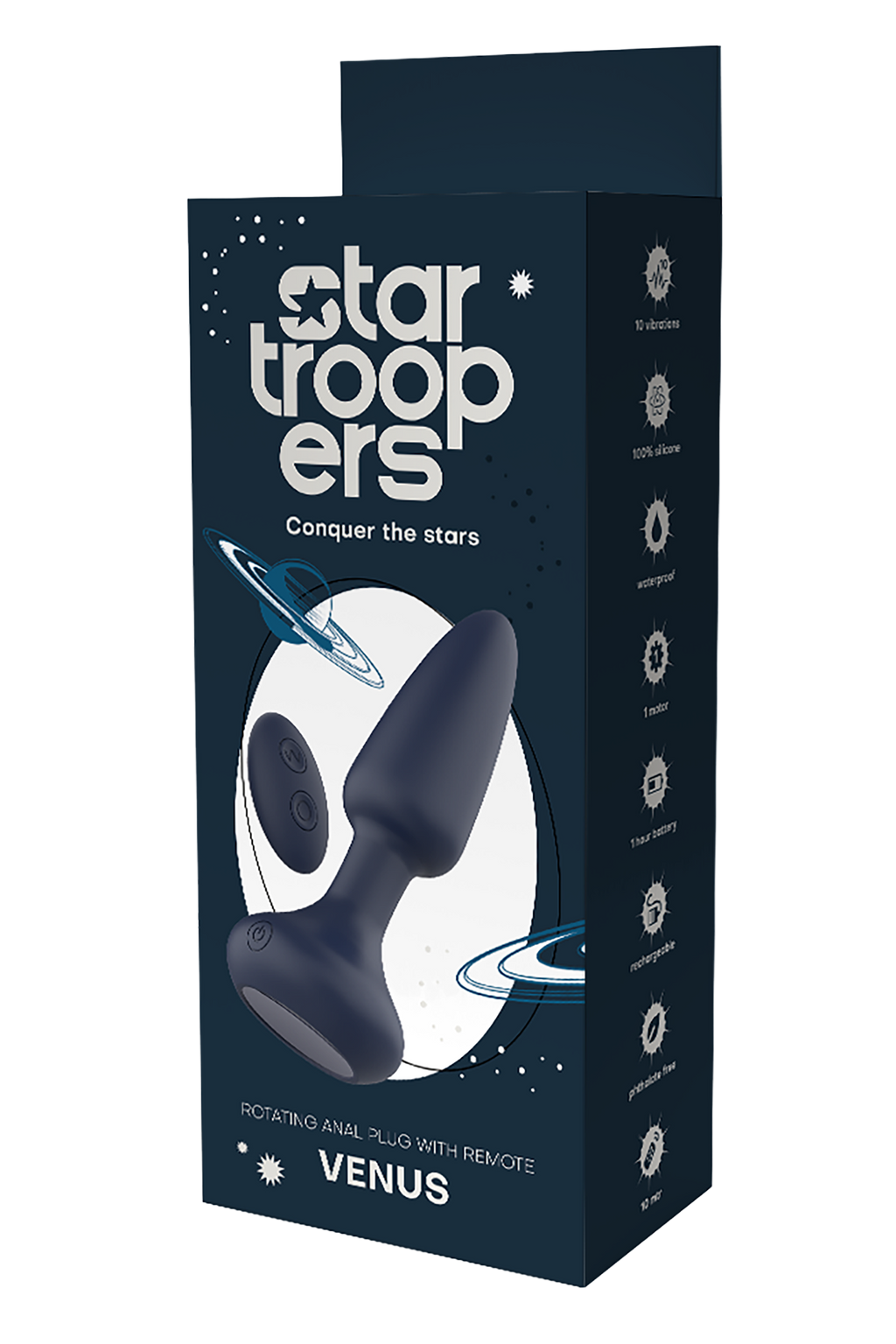 STARTROOPERS TAPPO ANALE ROTANTE VENUS CON TELECOMANDO