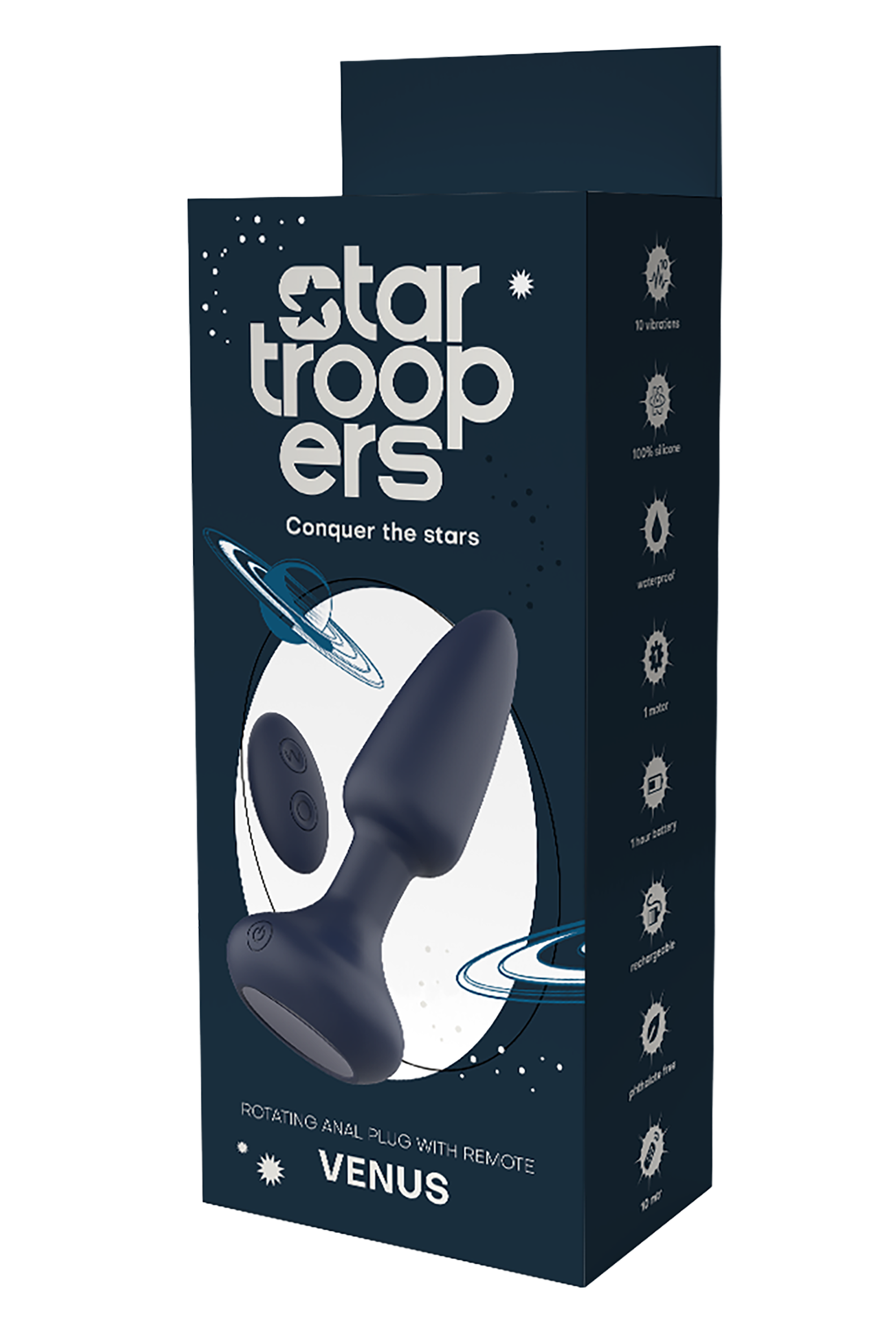 STARTROOPERS TAPPO ANALE ROTANTE VENUS CON TELECOMANDO