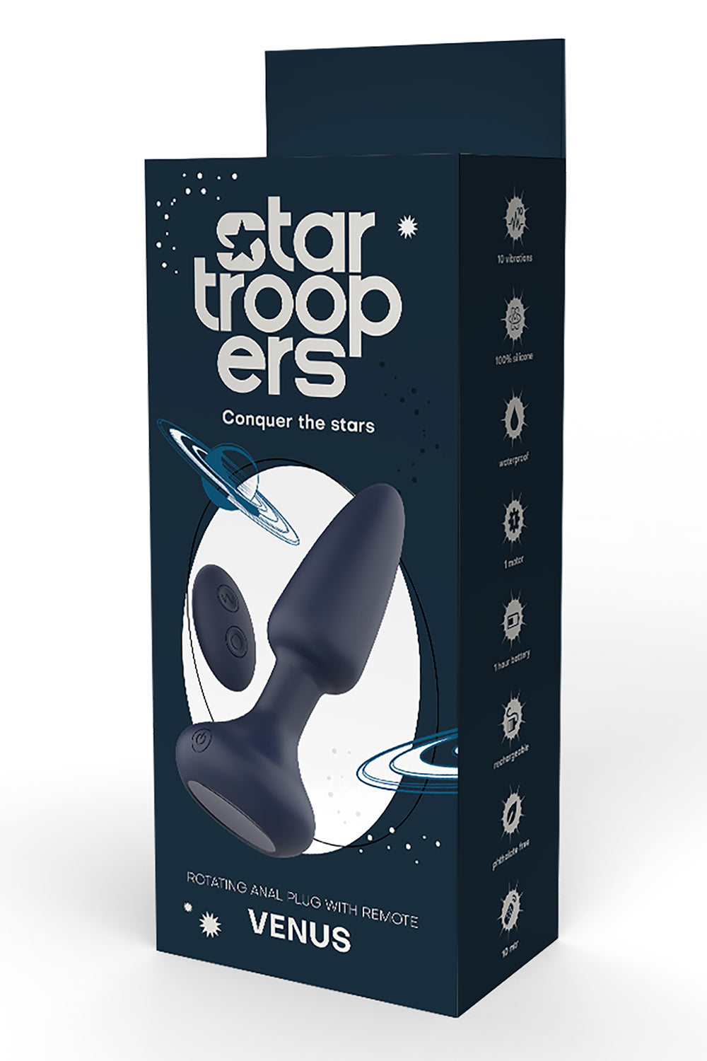 STARTROOPERS TAPPO ANALE ROTANTE VENUS CON TELECOMANDO