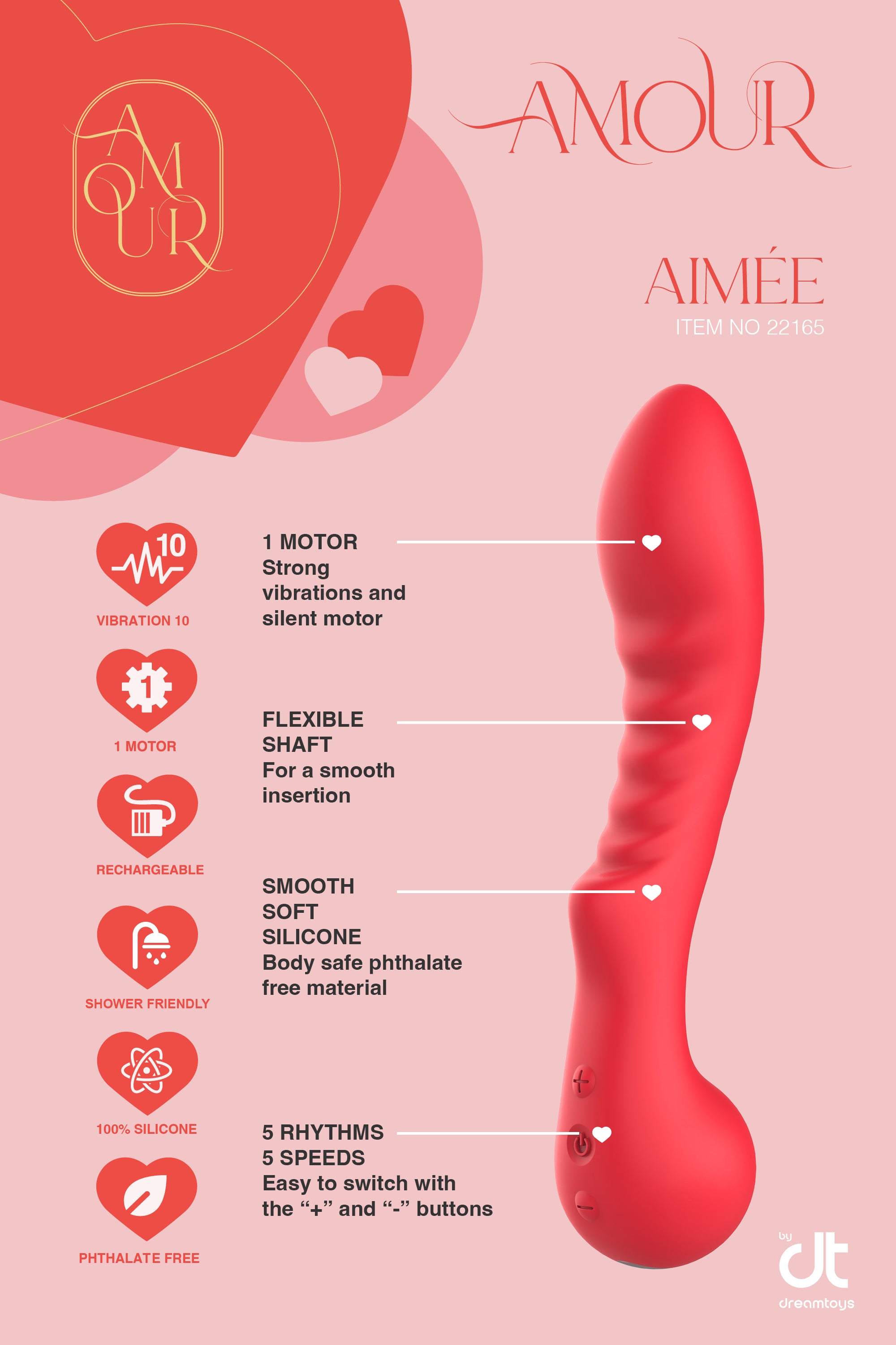 AMOUR AIMEE G-SPOT FLEXIBLE VIBRATOR