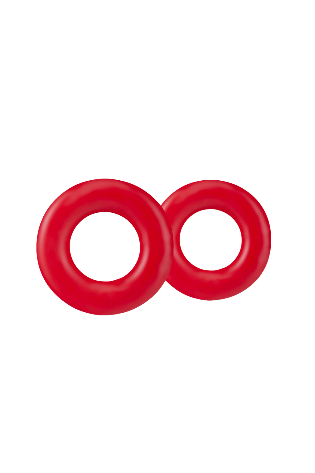 DOUGHNUT RINGS STAY HARD RED