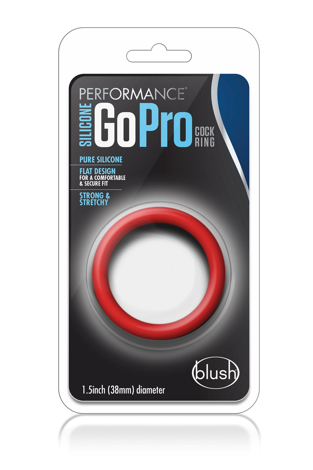 RED SILICONE GOPRO PERFORMANCE COCK RING