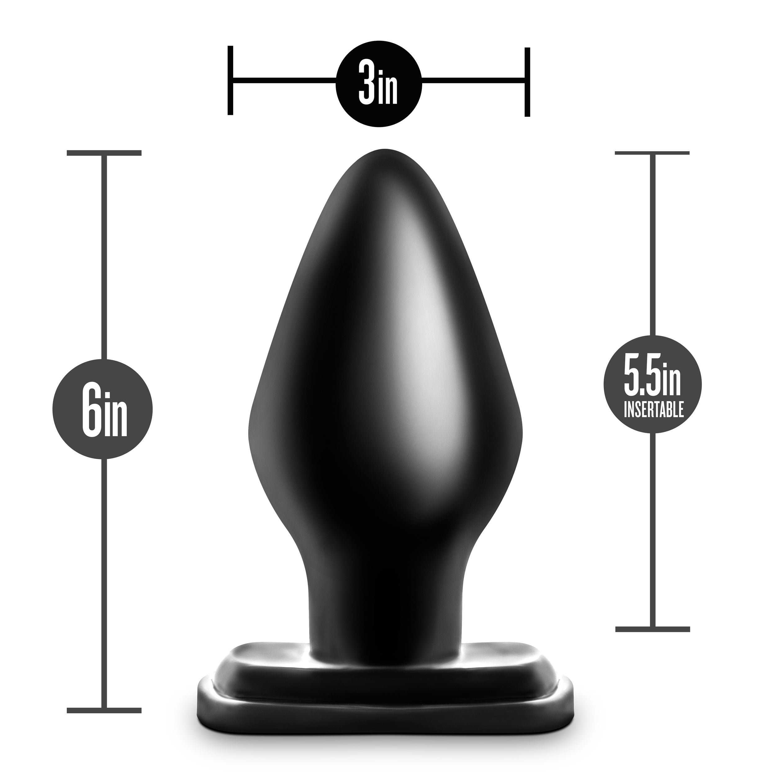 ANUS ADVENTURES XXL BLACK PLUG