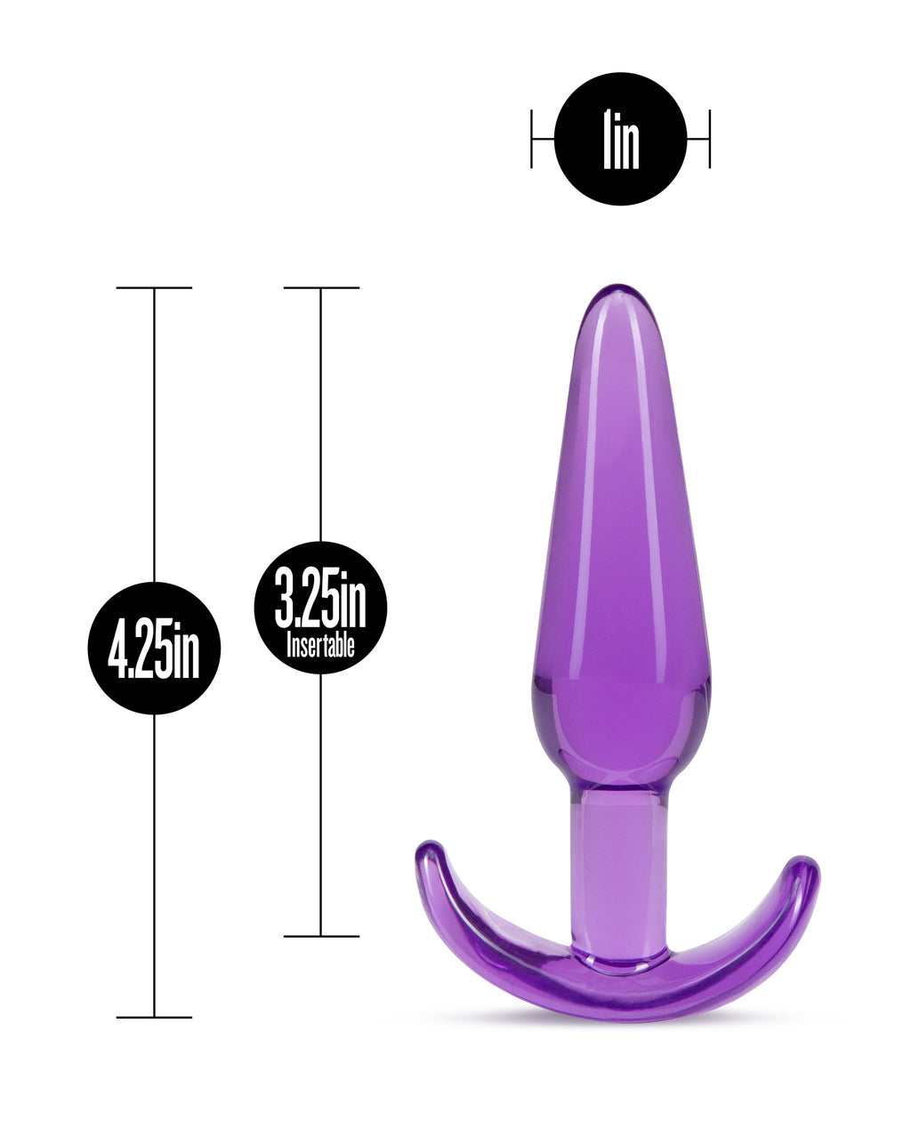 B YOURS PLUG ANALE SLIM VIOLA