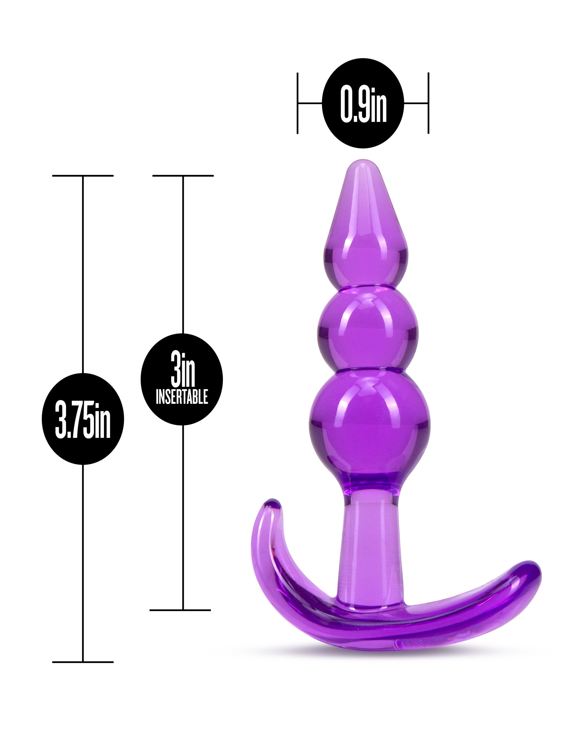 B YOURS TAPPO ANALE A TRIPLA PERLA VIOLA