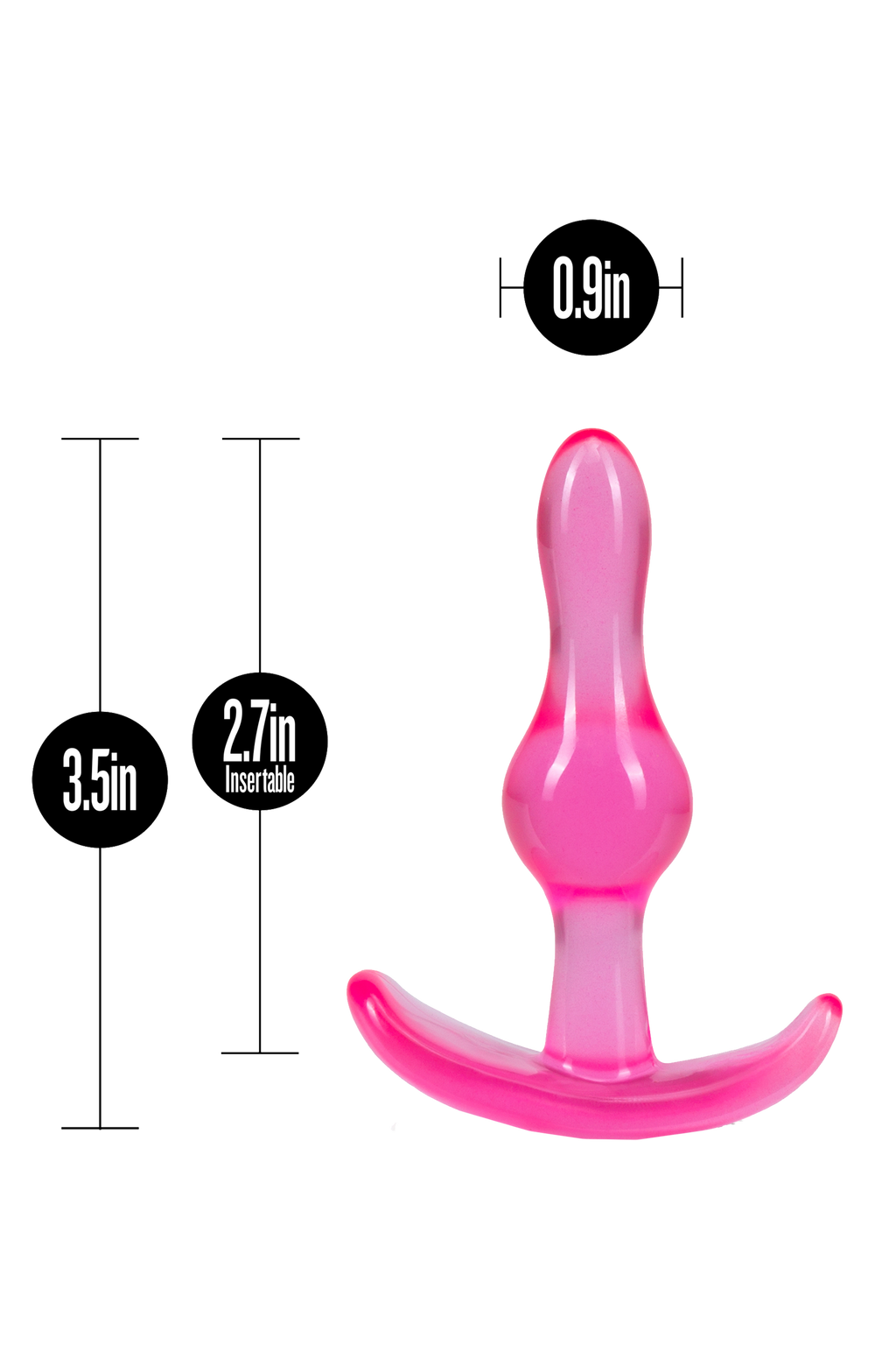 B VOSTRO PLUG ANALE CURVO ROSA