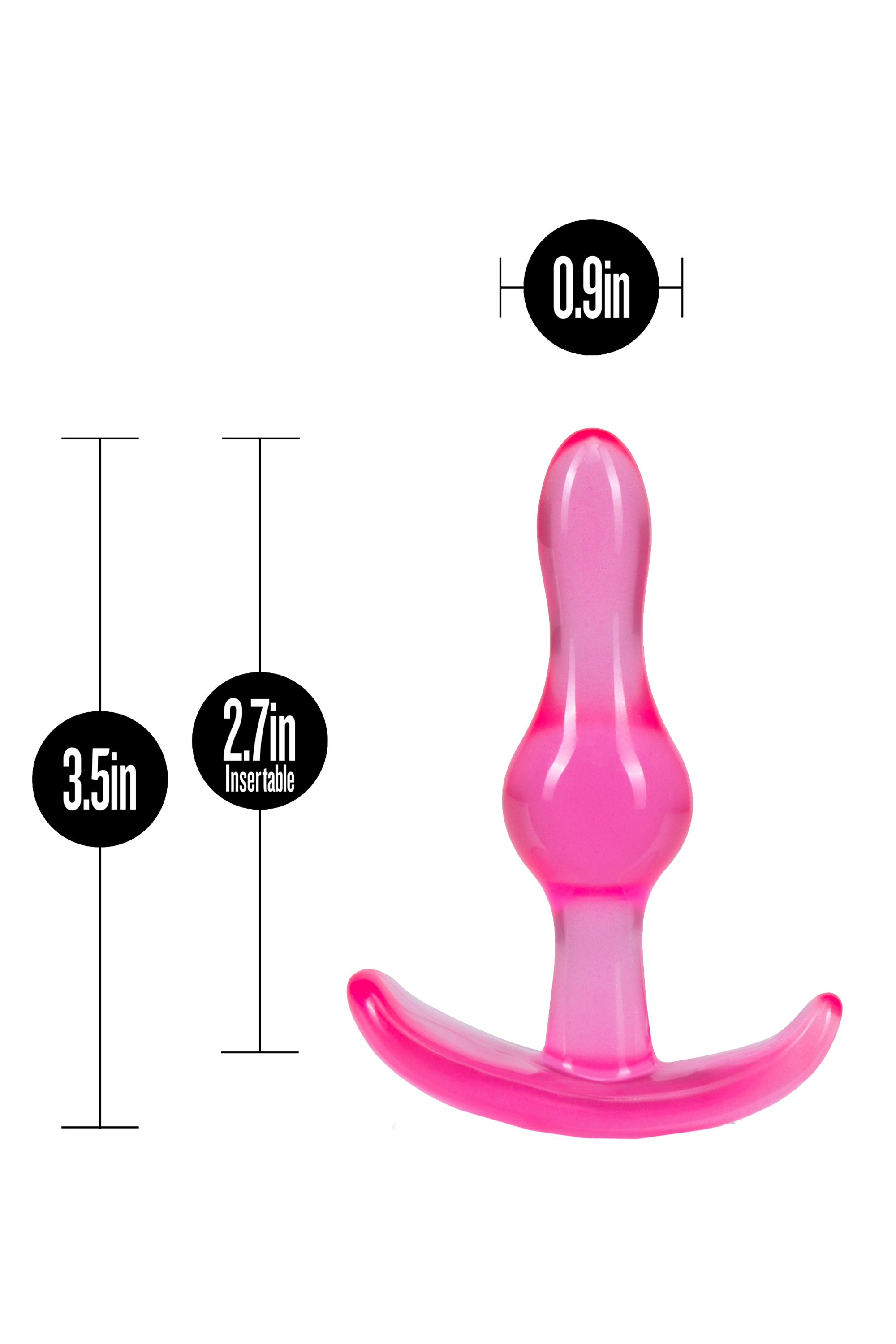 B VOSTRO PLUG ANALE CURVO ROSA