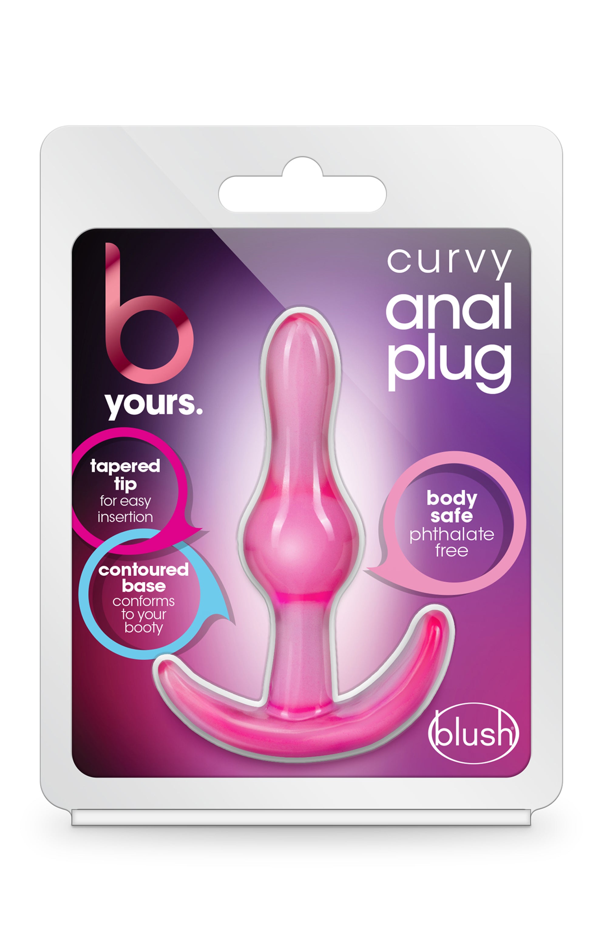 B VOSTRO PLUG ANALE CURVO ROSA