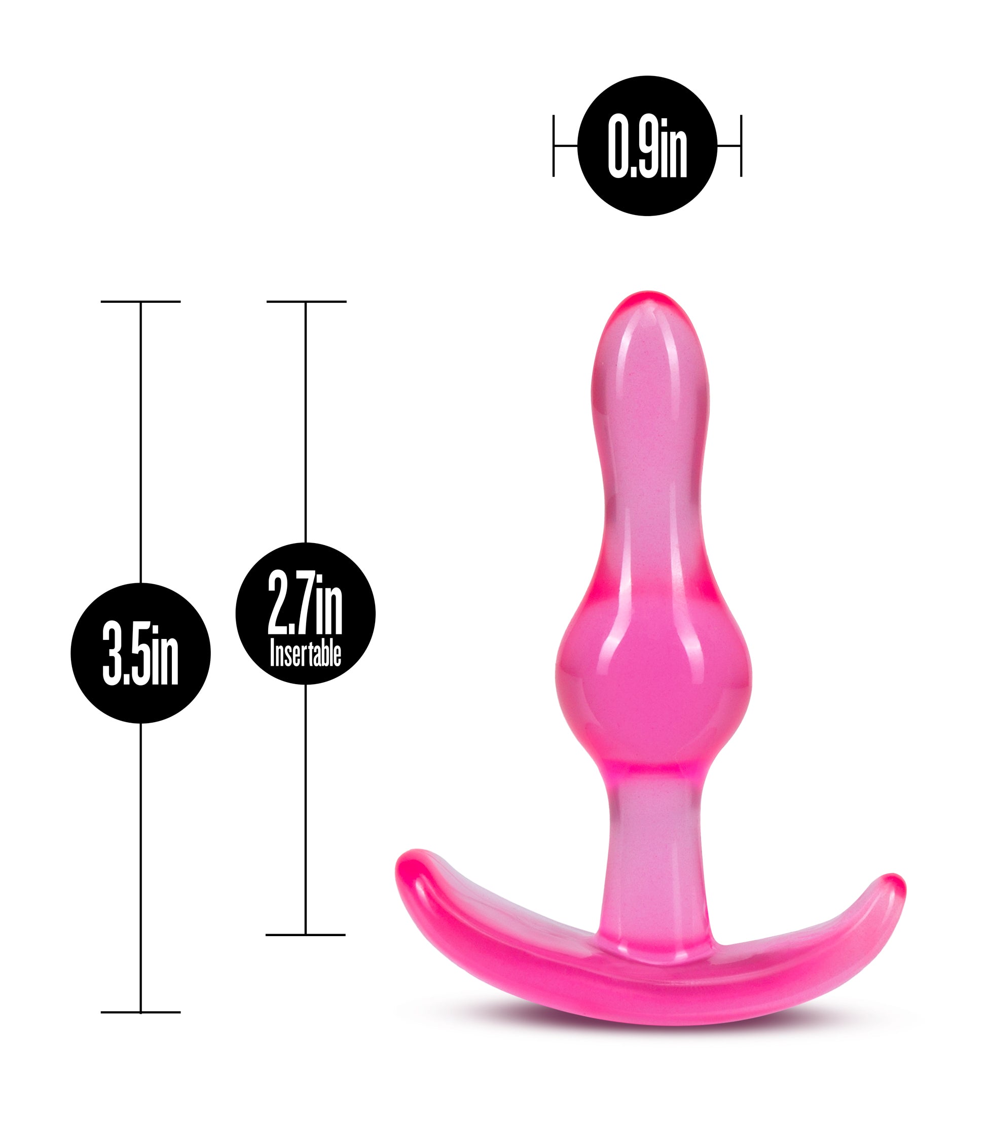 B VOSTRO PLUG ANALE CURVO ROSA