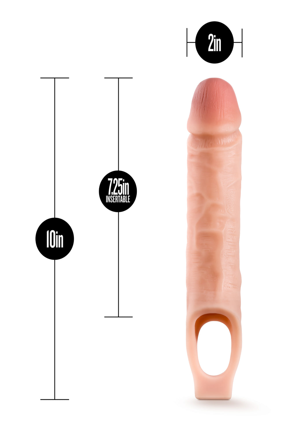 10-INCH DICK SLEEVE EXTENDER FOR PERFORMANCE