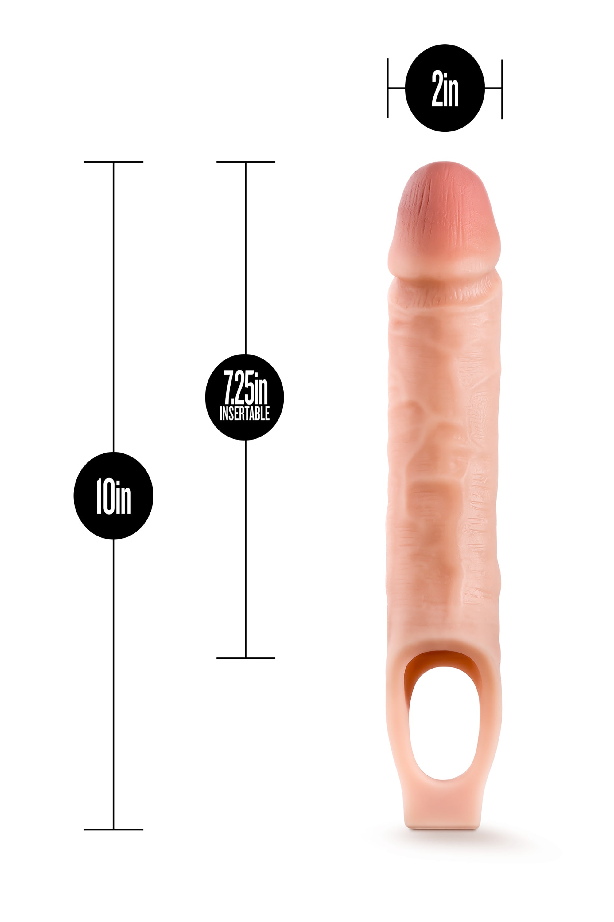 10-INCH DICK SLEEVE EXTENDER FOR PERFORMANCE