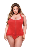 BACI BUSTIER ROSSO