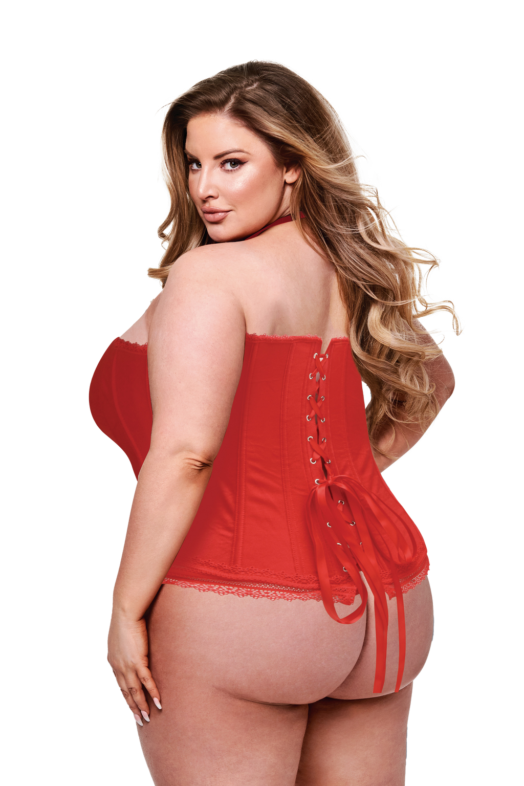 BACI BUSTIER ROSSO