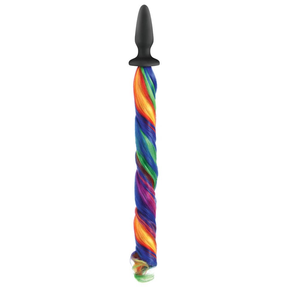Coda di unicorno arcobaleno