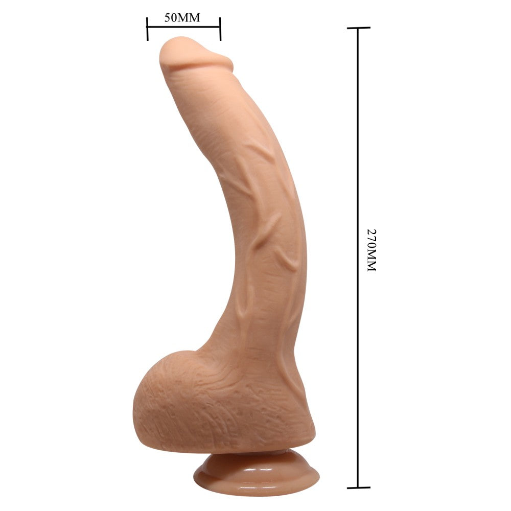 Bellissimo dildo vibrante Jack da 27 cm