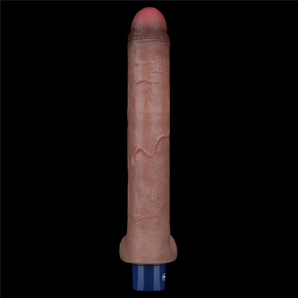 10,5" REAL SOFTEE Dildo vibrante ricaricabile in silicone