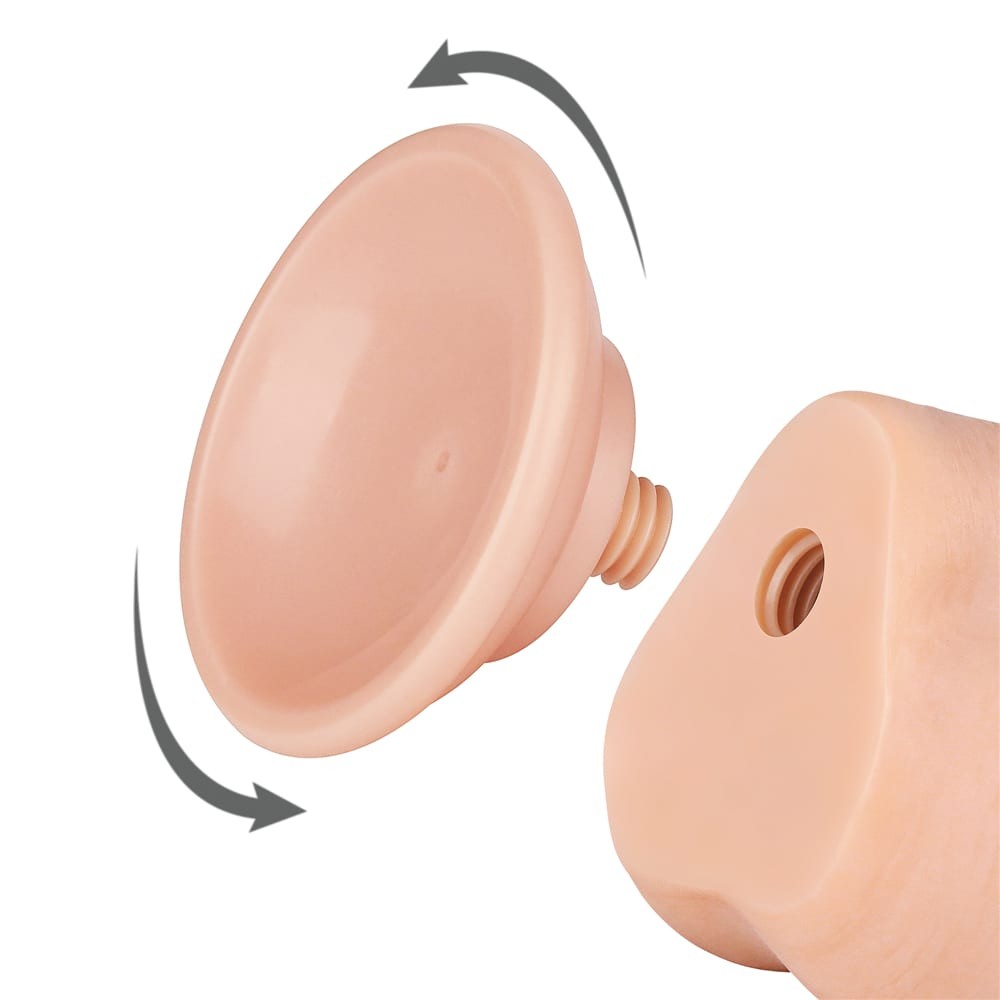 7.5'' Dual Layer Stroking Sleeve Dildo, Flesh II_B15O50_3
