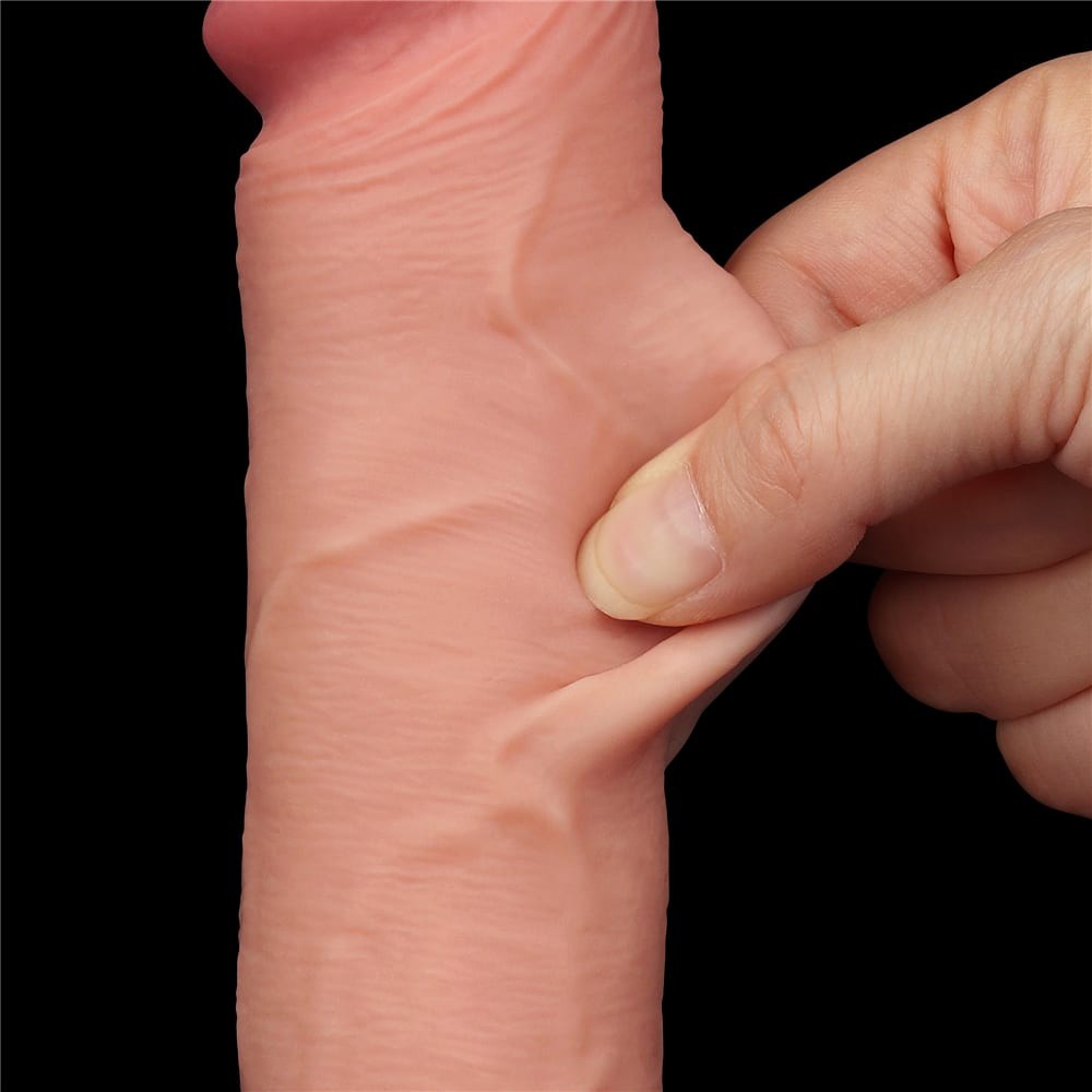 8'' Flesh II Dual Layer Sliding Skin Dildo