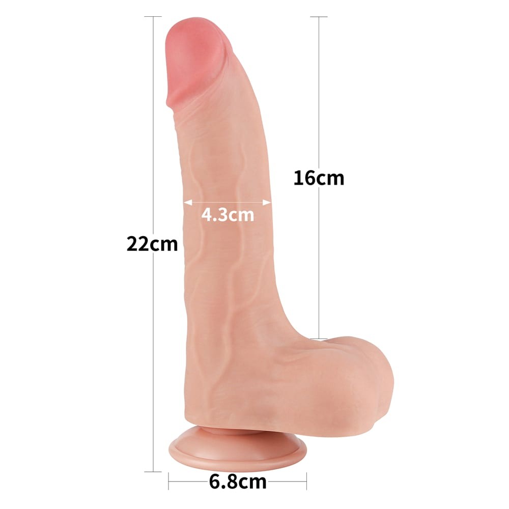8,5'' Sliding Skin Dual Layer Dong Flesh II_B15O50_3
