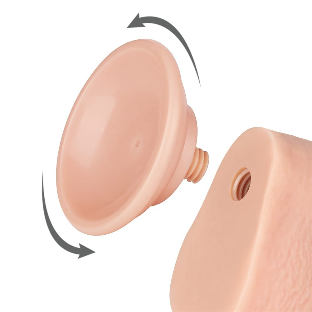 Dildo a doppio strato con pelle scorrevole da 23 cm Flesh_B15O50_3