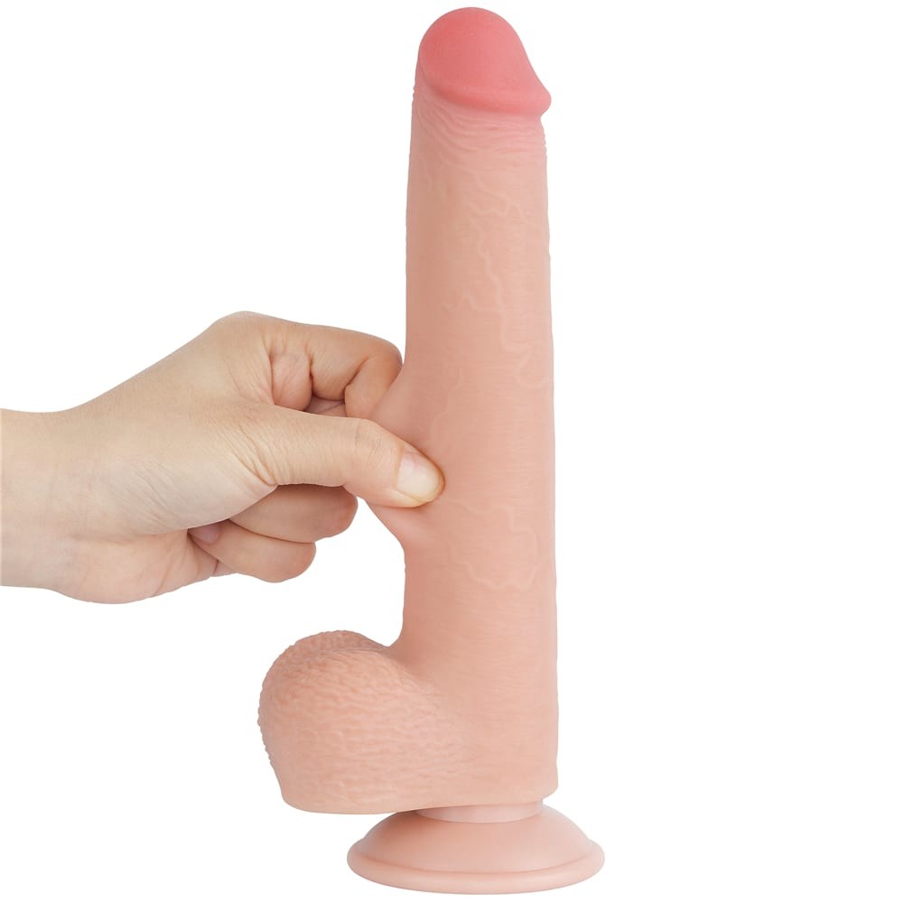 Dildo a doppio strato con pelle scorrevole da 23 cm Flesh_B15O50_3