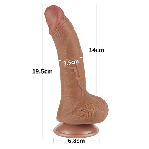 7,5" Sliding Skin Dual Layer Dong Marrone I