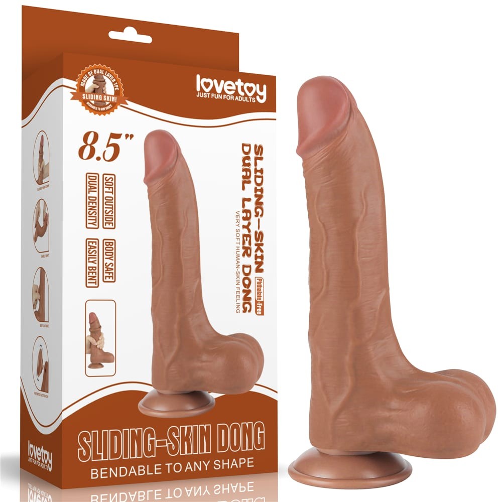 8.5'' Pelle scorrevole a doppio strato Dong marrone II_B15O50_3