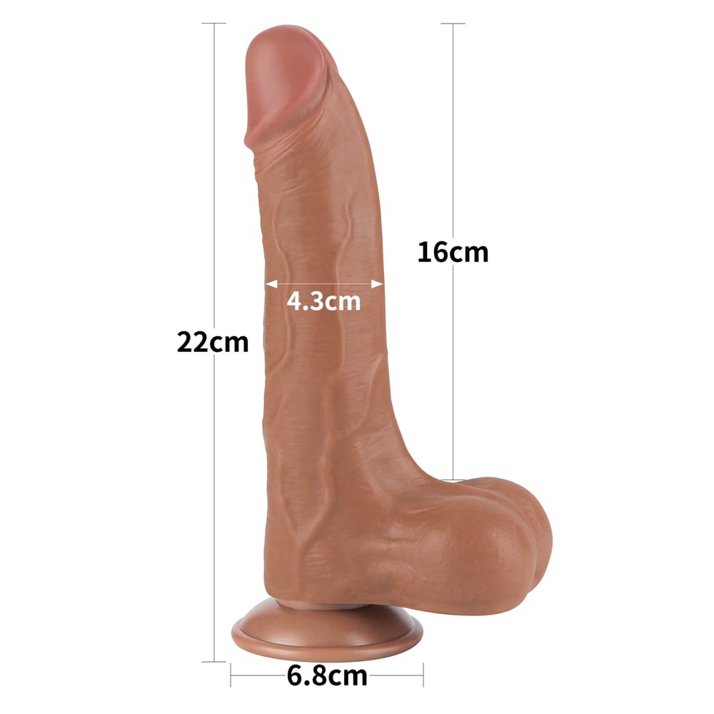 8.5'' Pelle scorrevole a doppio strato Dong marrone II_B15O50_3