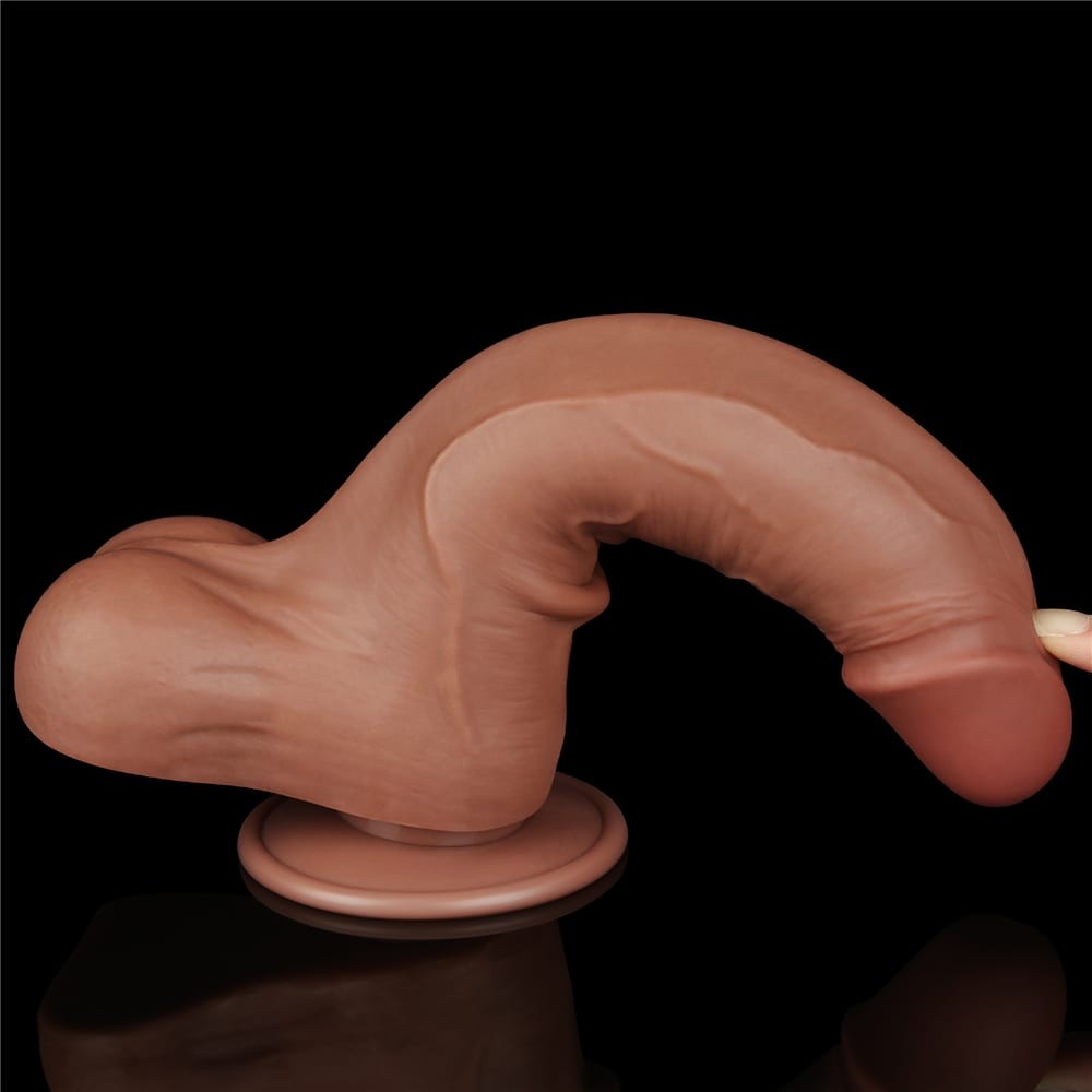 8.5'' Pelle scorrevole a doppio strato Dong marrone II_B15O50_3