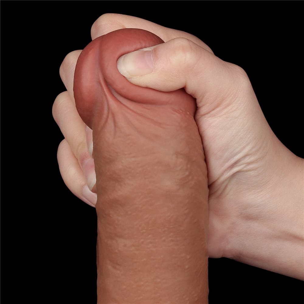 Doppio strato di pelle scorrevole da 9,5" Dong Marrone_B15O50_3
