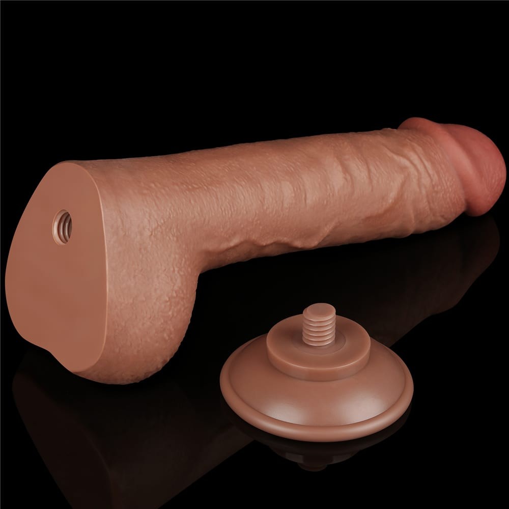 Doppio strato di pelle scorrevole da 9,5" Dong Marrone_B15O50_3