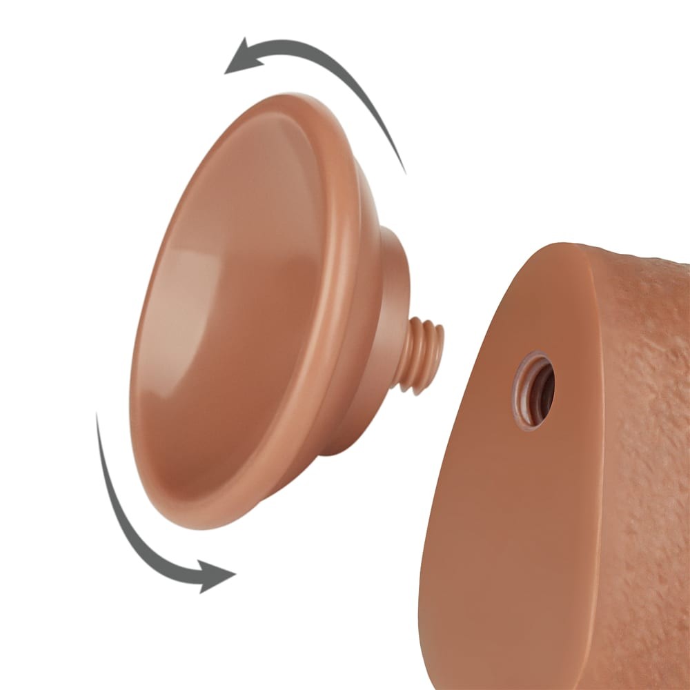 Doppio strato di pelle scorrevole da 9,5" Dong Marrone_B15O50_3