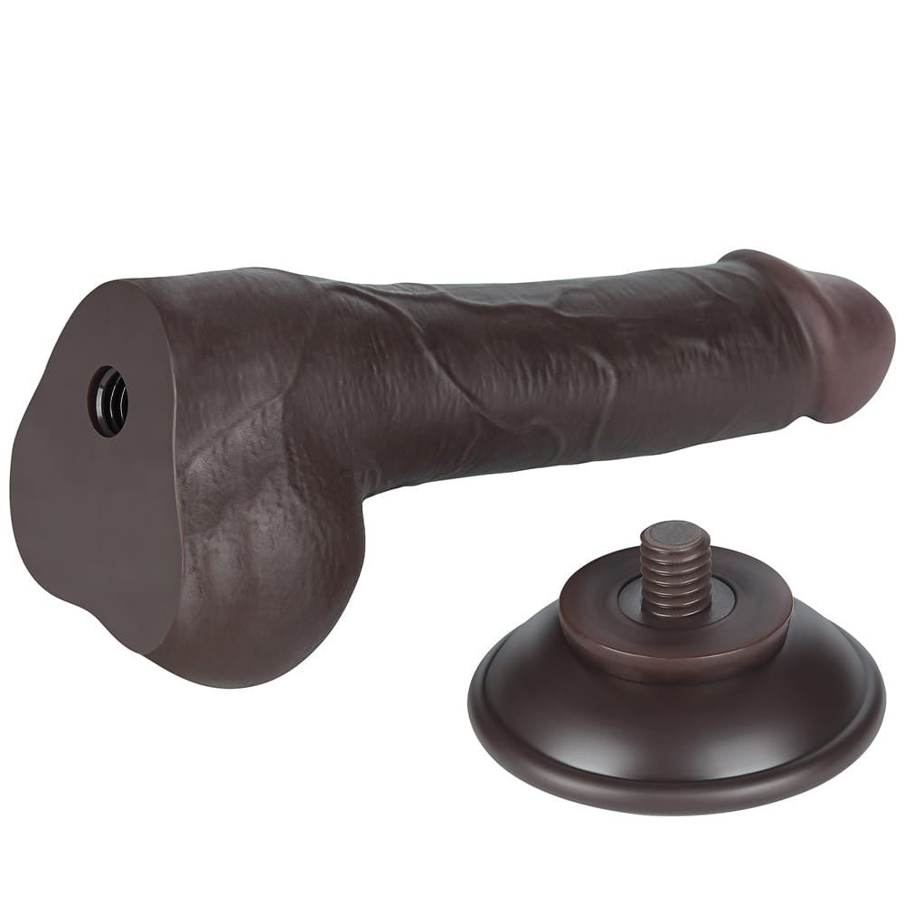 Dildo scorrevole a doppio strato da 7,5", nero II_B15O50_3