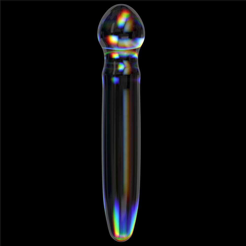 Dildo di vetro Twilight Gleam - Vetro a prisma