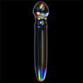 Dildo di vetro Twilight Gleam - Vetro a prisma