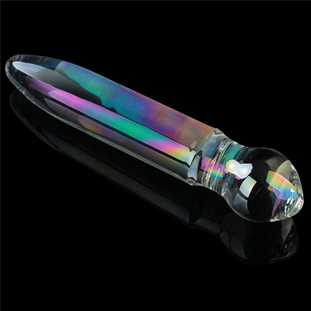Dildo di vetro Twilight Gleam - Vetro a prisma