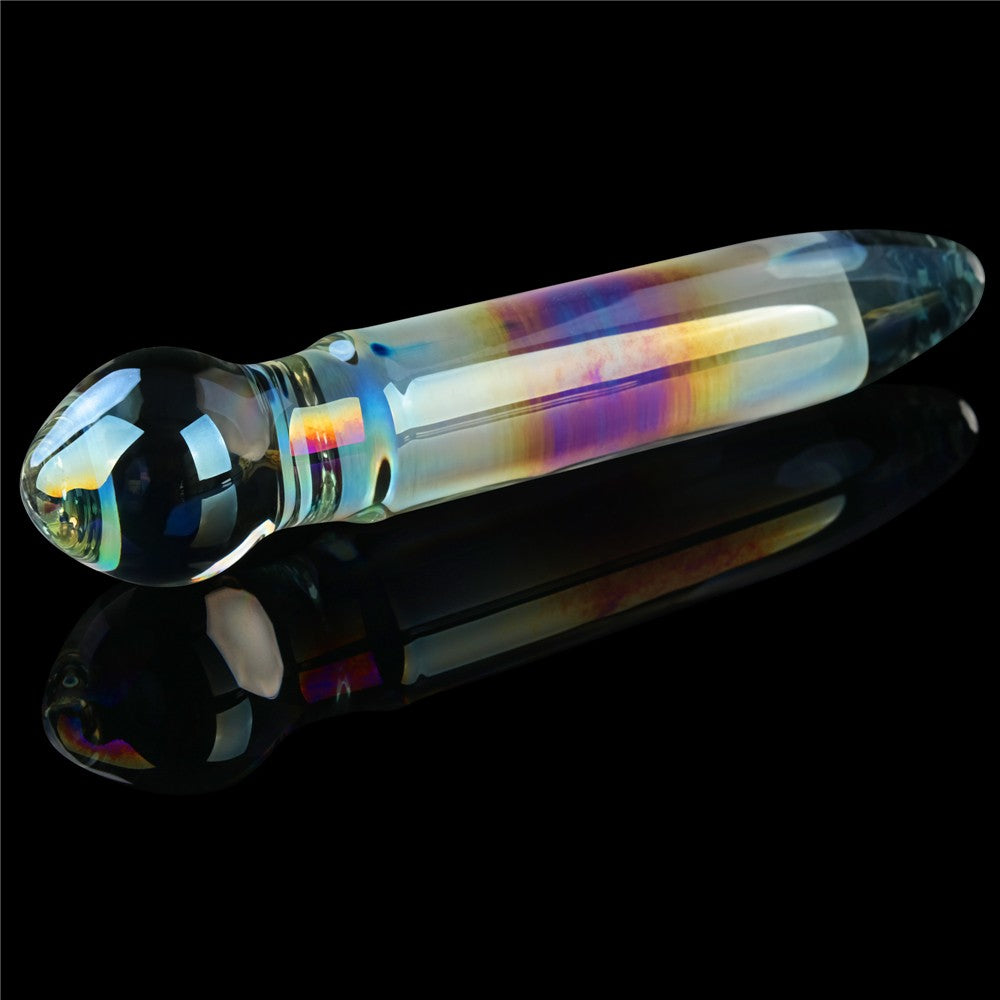 Dildo di vetro Twilight Gleam - Vetro a prisma